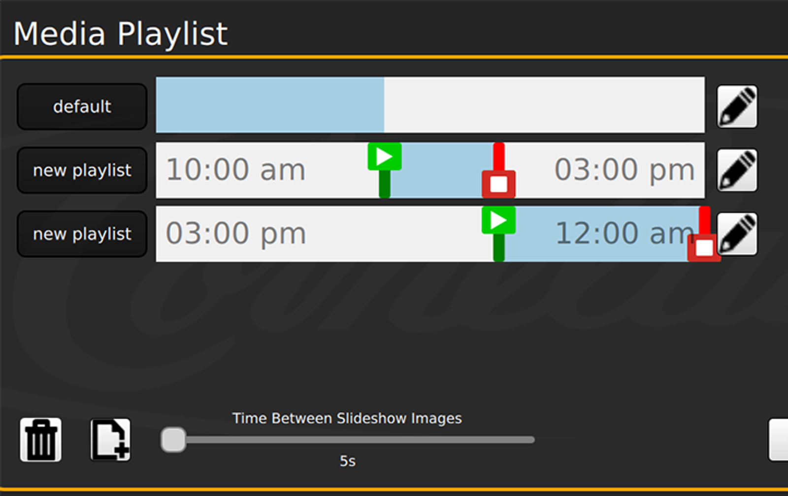 Time Frame Example — step illustration