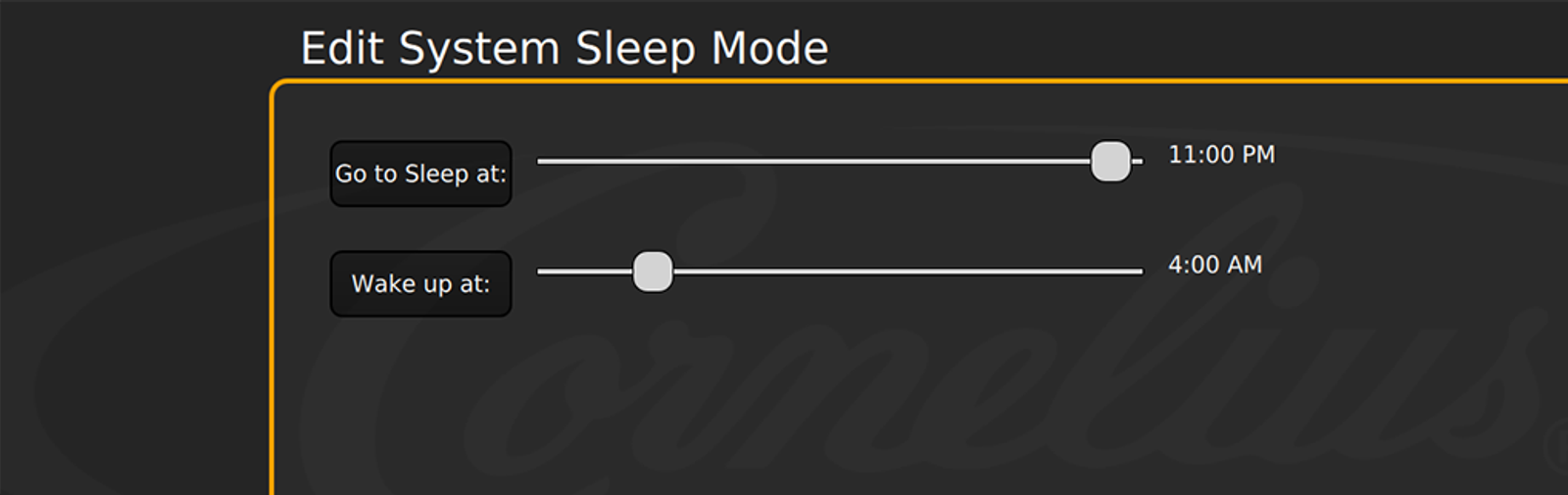 Edit System Sleep Mode — step illustration