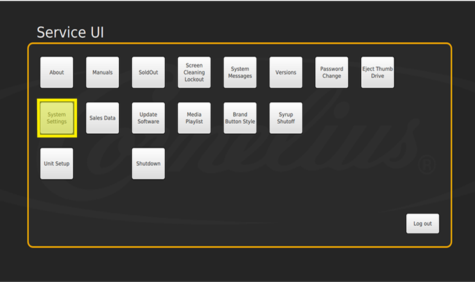 Select System Settings — step illustration