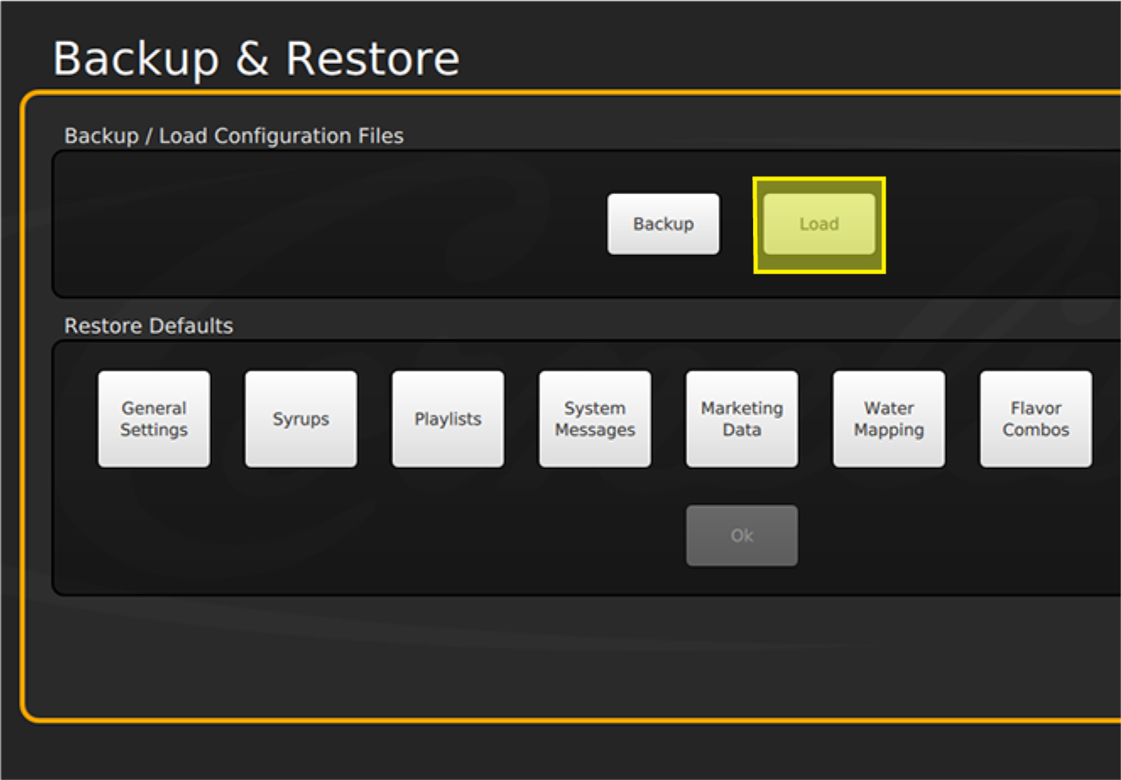 Load Configuration — step illustration