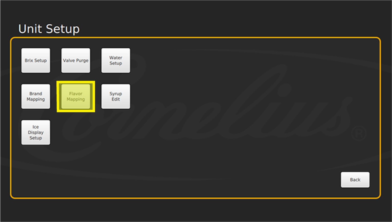 Access Flavor Mapping — step illustration