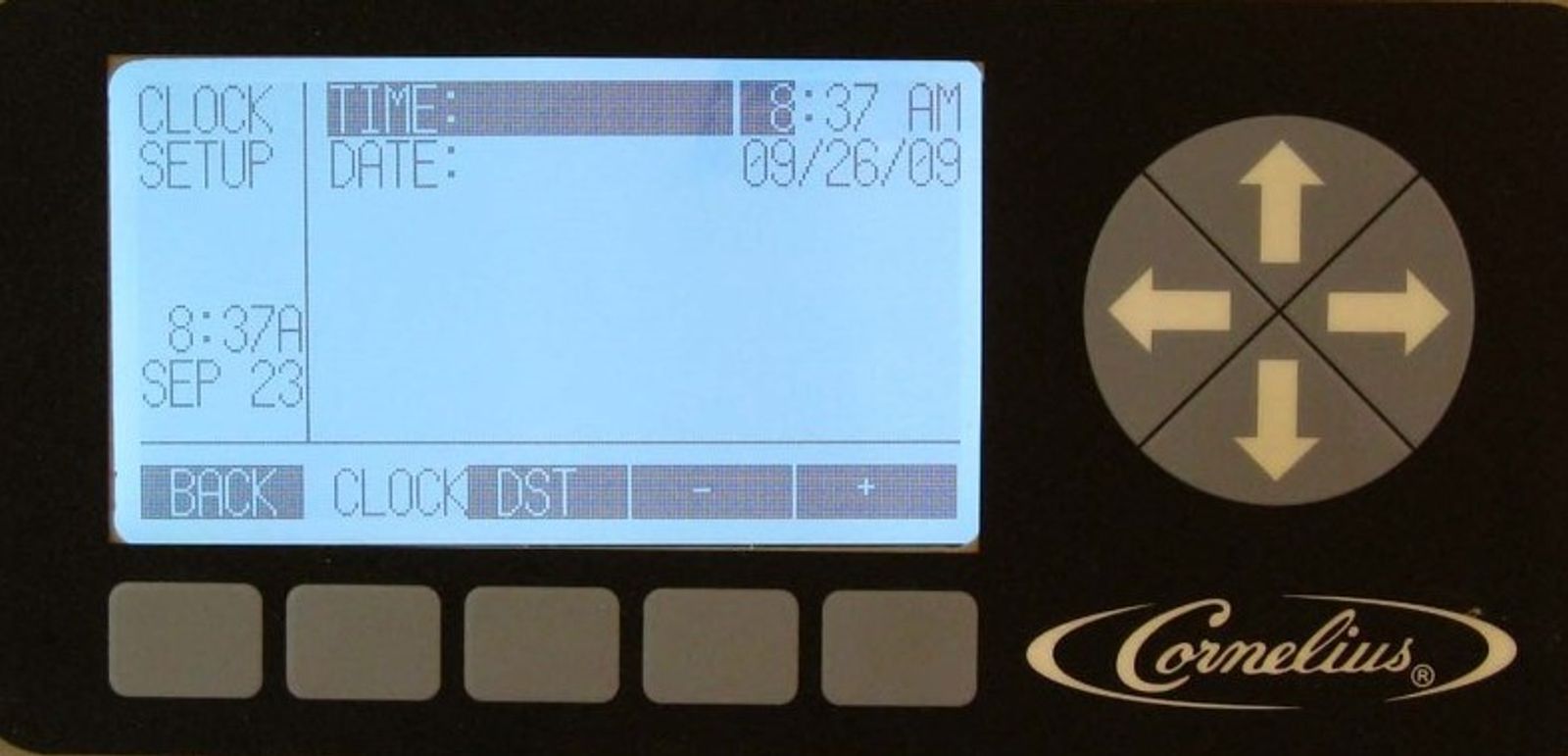 Set Current Time — step illustration