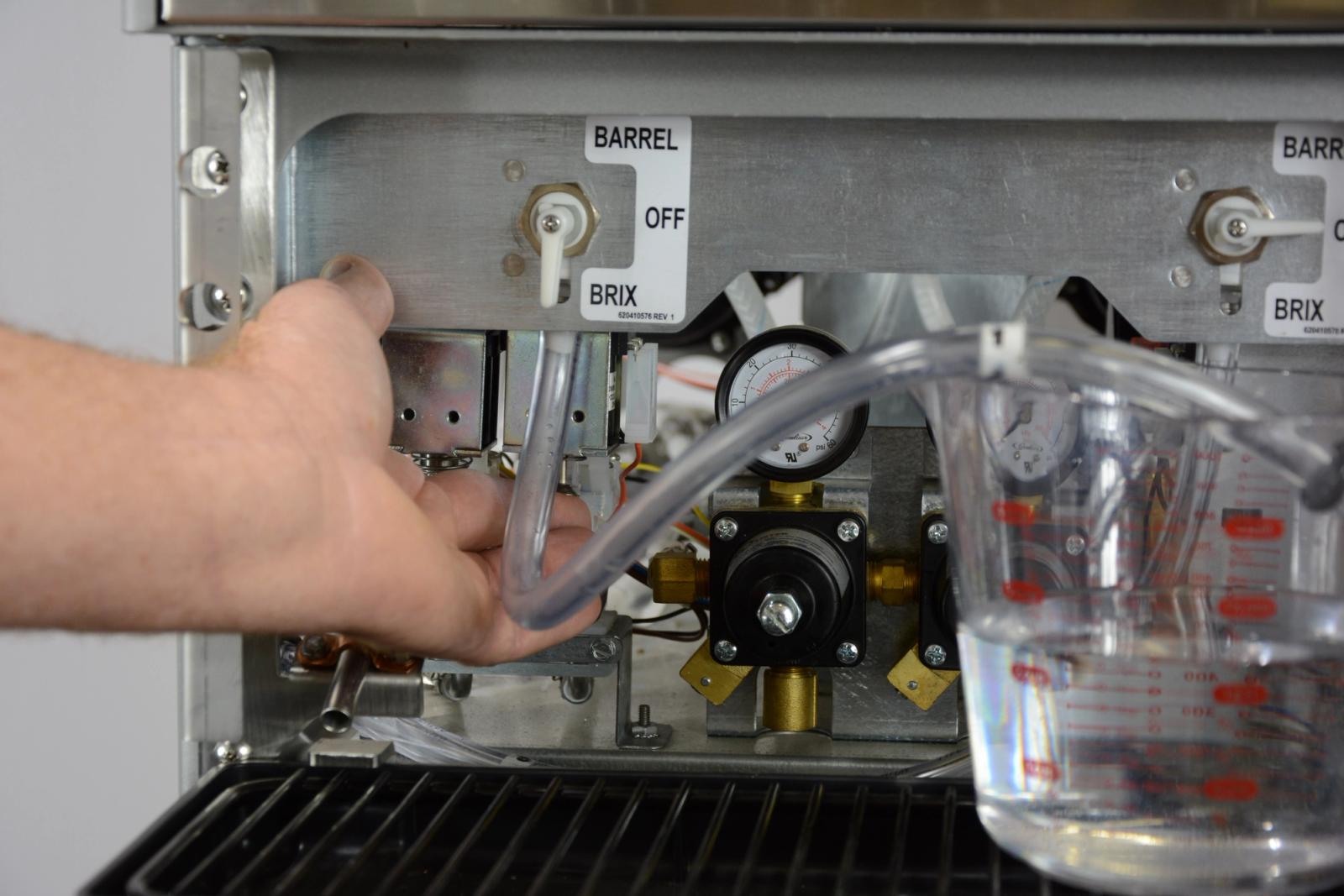 Water Flowrate for Brix — step illustration