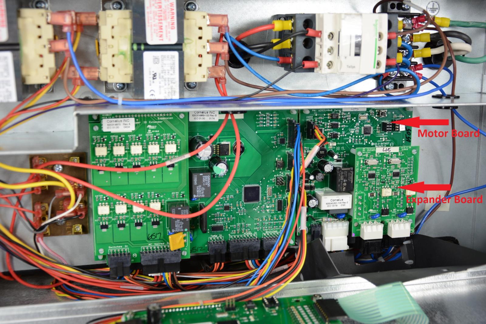Motor Board plus Expander Board — step illustration