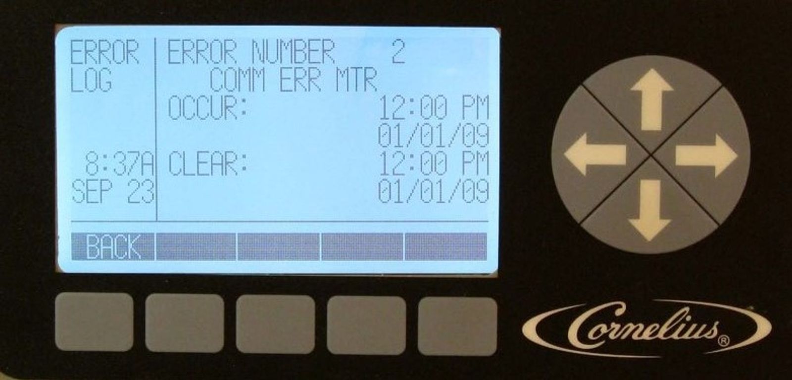 Error Status - Log — step illustration