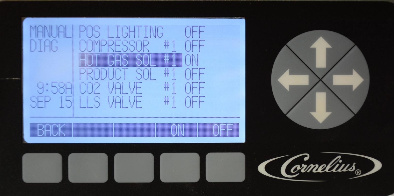 Manual Diagnose – Hot Gas Solenoid — step illustration