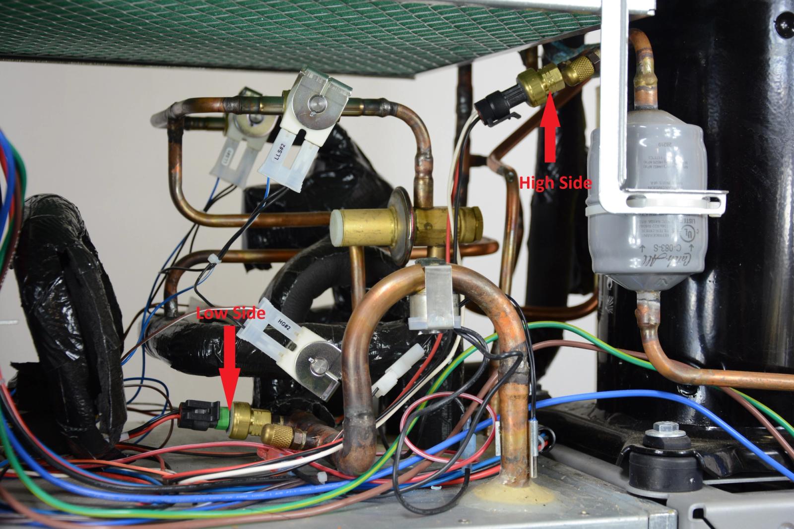 Refrigeration System Transducers — step illustration
