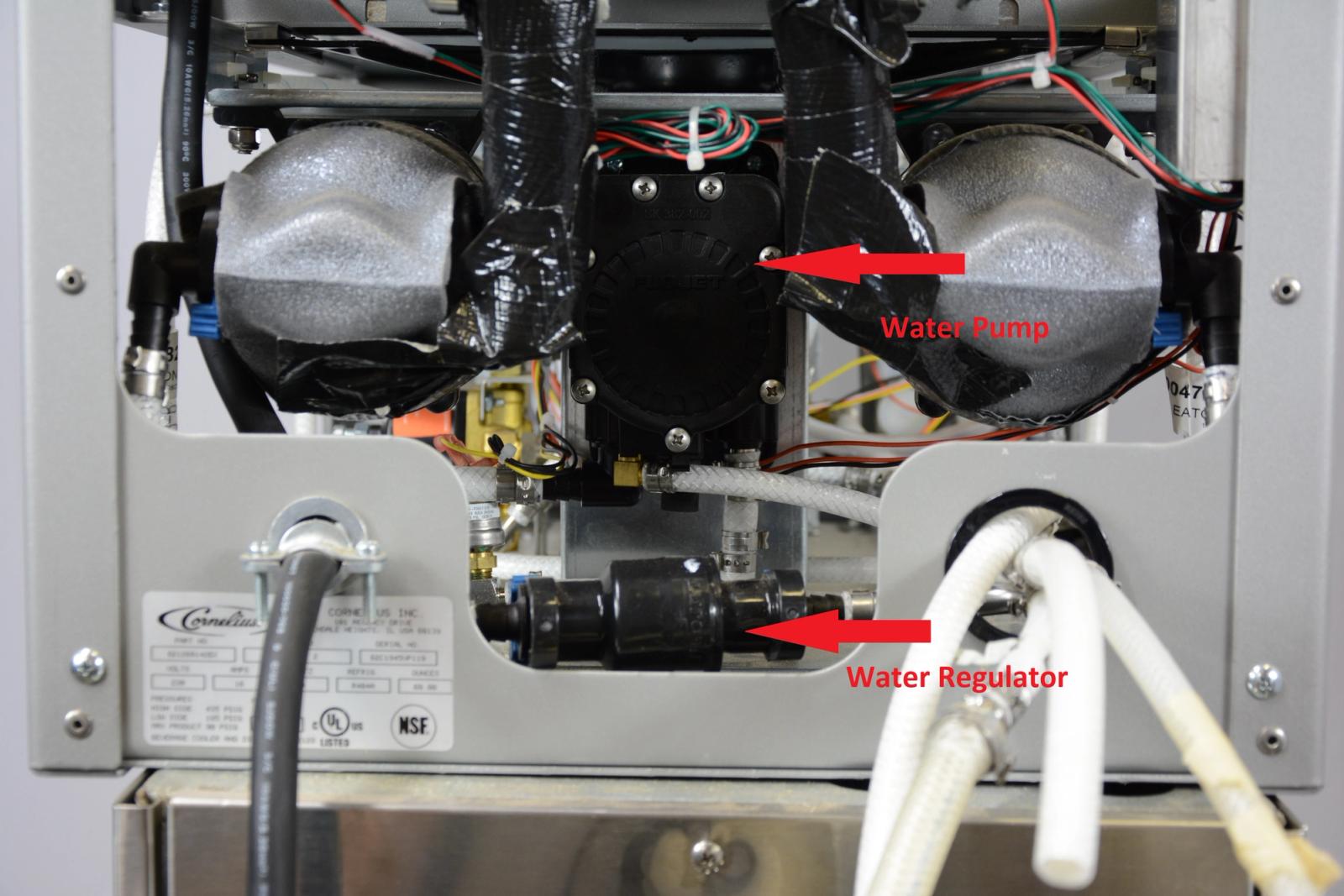 Water Pump and Regulator — step illustration
