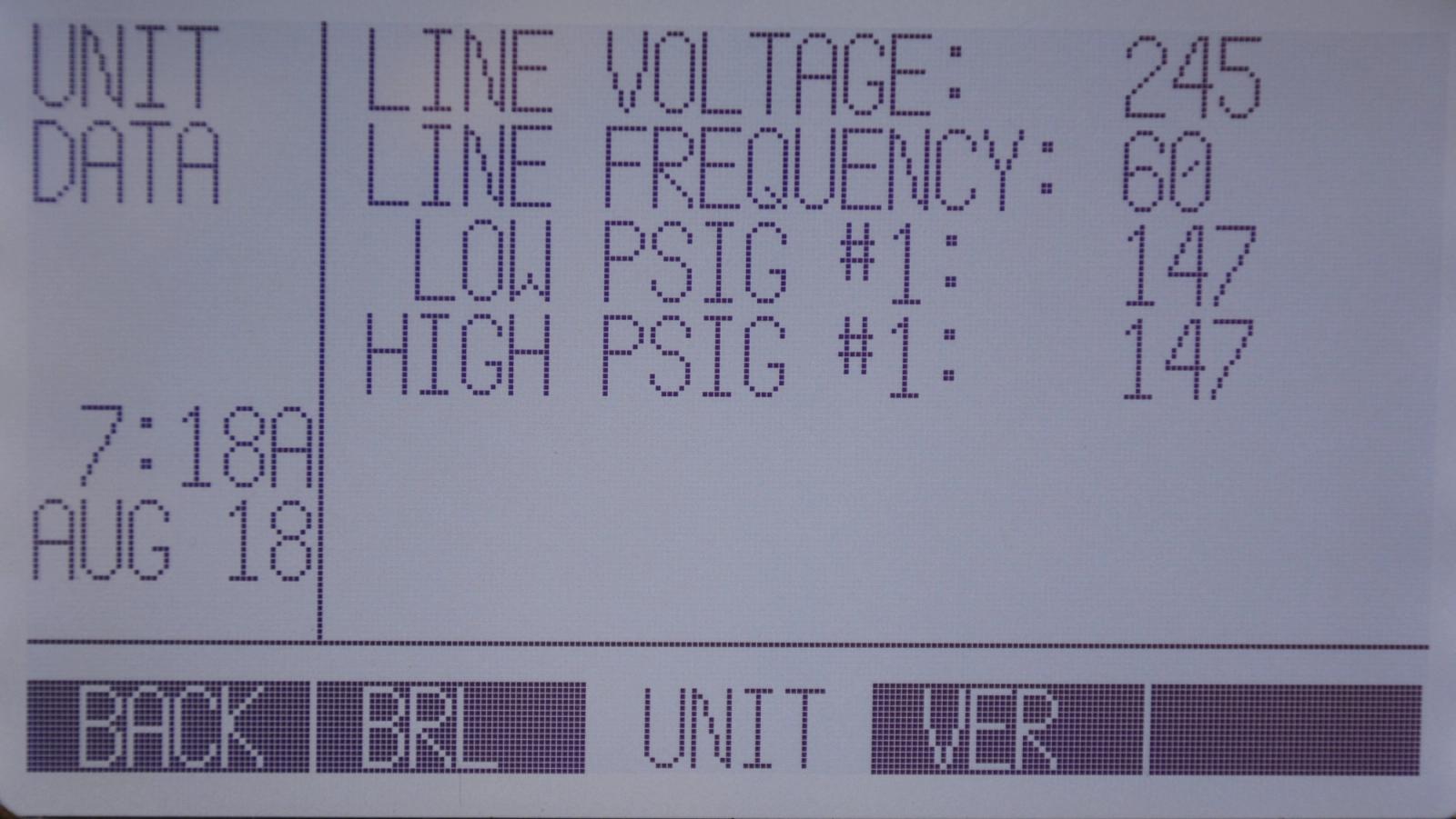 3 or 4 Flavor Operating Pressures — step illustration