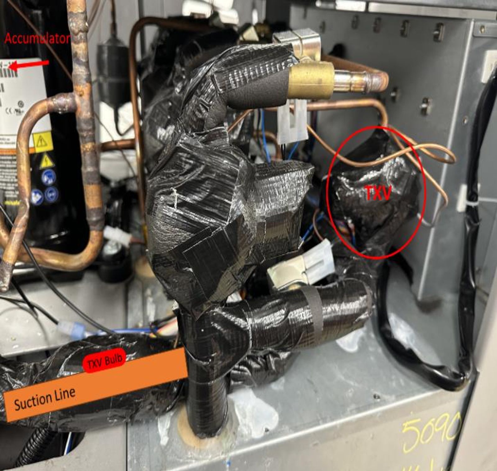 Liquid Injection TXV (R448a units only) — step illustration