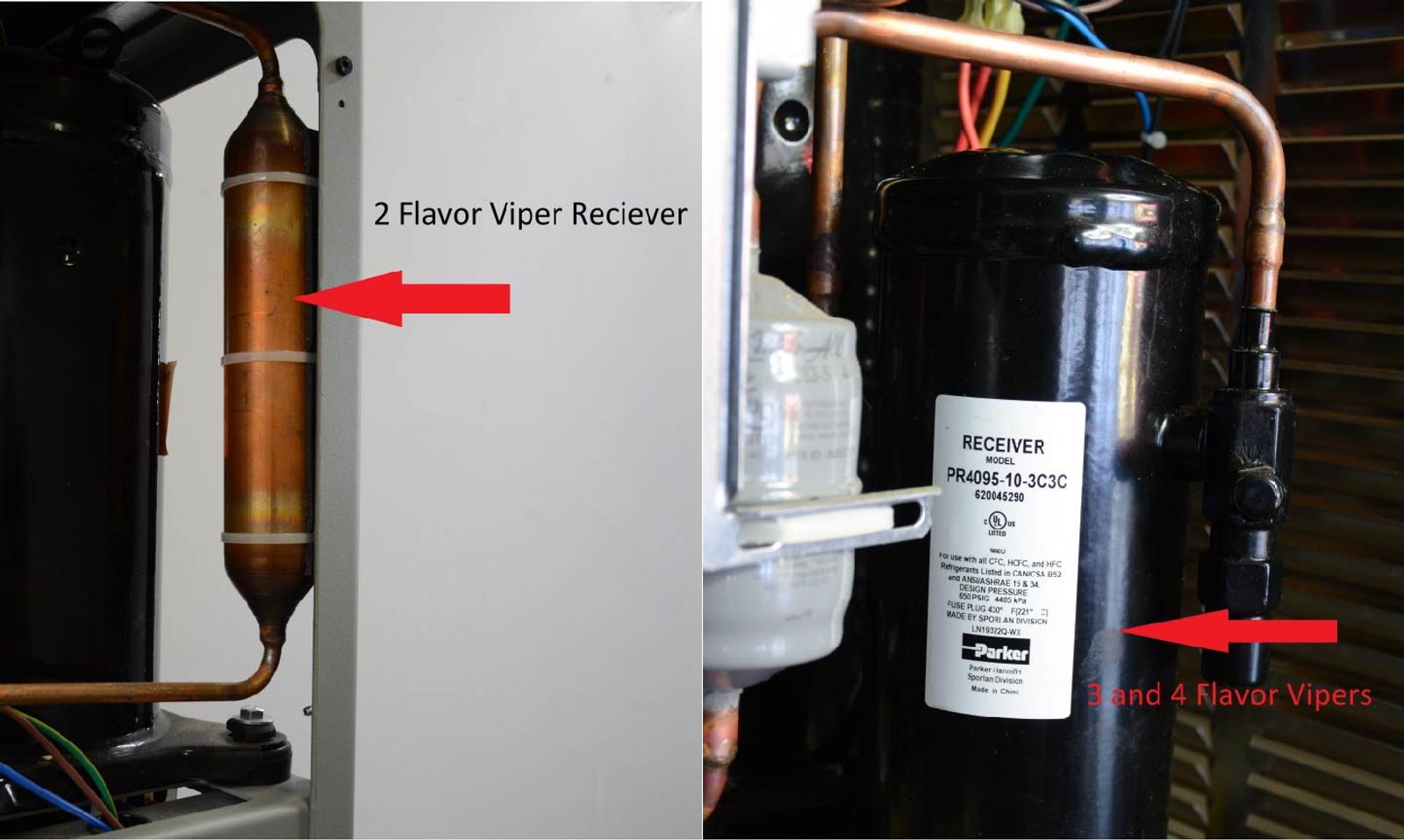 Receiver — step illustration
