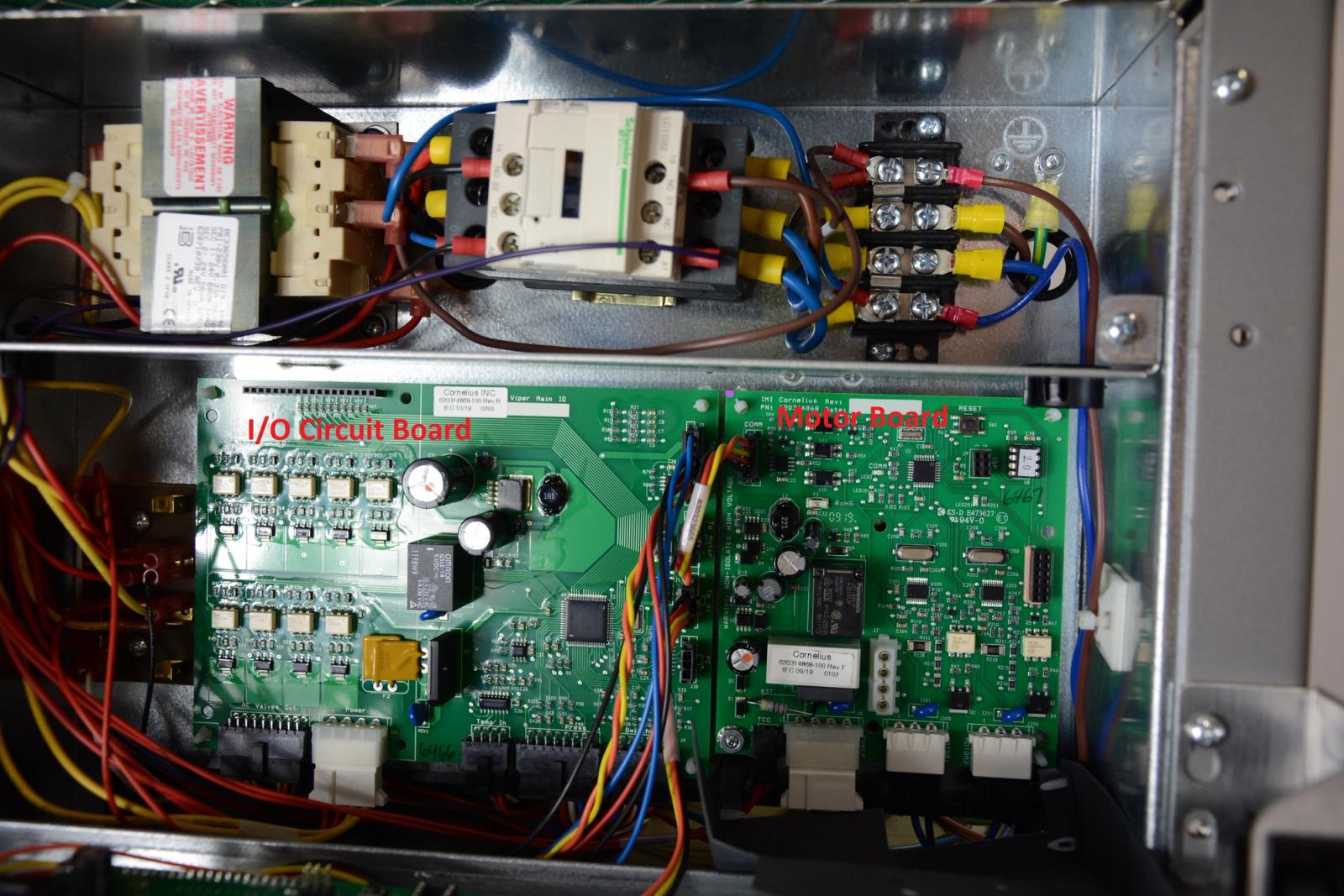 Symptom – Comm Error Motor Error Message — step illustration