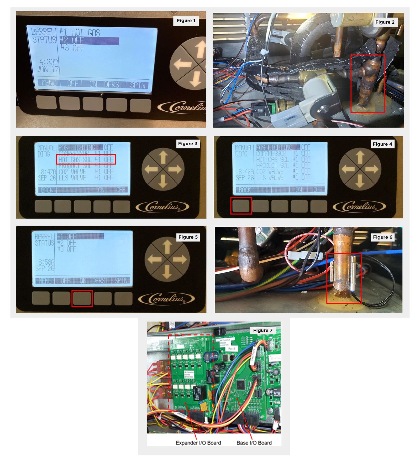 Symptom – Hot Gas Error Message — step illustration